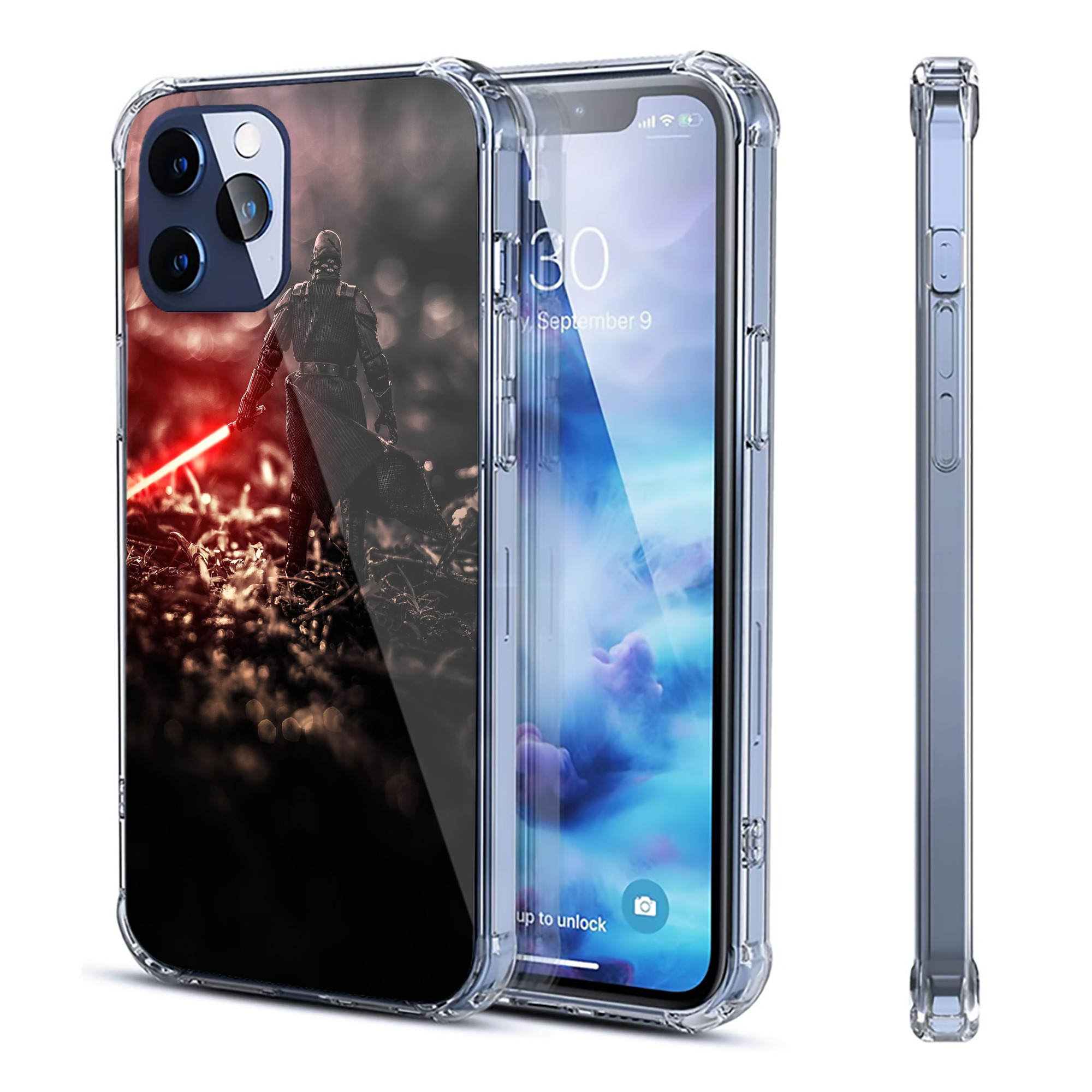 （画像用） スター・ウォーズ Star Wars 【iPhone 12シリーズ対応】透明スマホケース（クリアソフトケース）